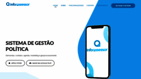 What Infoassessor.com.br website looks like in 2024 