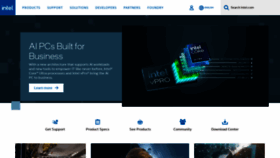 What Intel.ly website looks like in 2024 