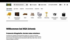 What Ikea.ch website looks like in 2024 