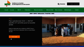 What Instat-mali.org website looked like in 2024 (2 years ago)