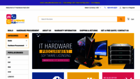 What Ithardwarehub.com website looks like in 2024 