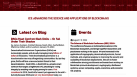 What Initc3.org website looked like in 2024 (1 year ago)