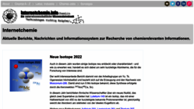 What Internetchemie.info website looked like in 2024 (1 year ago)
