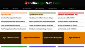 What Indiaagronet.com website looks like in 2024 