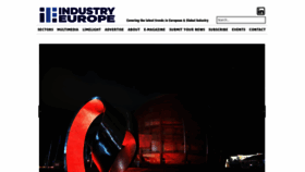 What Industryeurope.com website looks like in 2024 