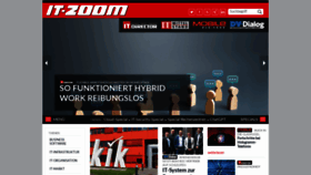 What It-zoom.de website looks like in 2024 