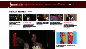 What Insertlive.com website looks like in 2024 