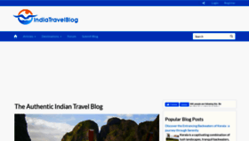 What Indiatravelblog.com website looks like in 2024 