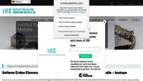 What Institut-seltene-erden.de website looks like in 2024 