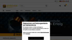 What Intertechnik.de website looks like in 2024 
