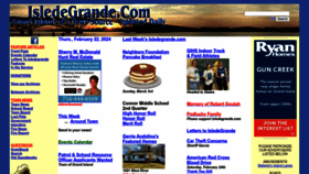 What Isledegrande.com website looks like in 2024 