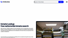 What Inmate-lookup.org website looks like in 2024 