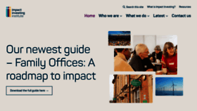 What Impactinvest.org.uk website looks like in 2024 