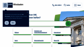 What Ihk-wiesbaden.de website looked like in 2024 (1 year ago)