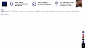 What Iticollege.edu website looked like in 2024 (1 year ago)