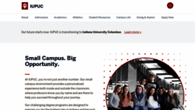 What Iupuc.edu website looks like in 2024 