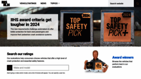What Iihs.org website looked like in 2024 (2 years ago)