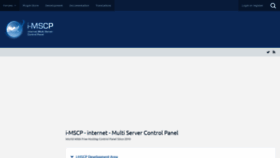 What I-mscp.net website looks like in 2024 