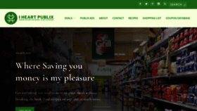 What Iheartpublix.com website looks like in 2024 