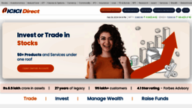 What Icicidirect.com website looks like in 2024 
