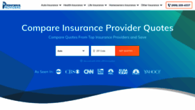 What Insuranceproviders.com website looked like in 2024 (1 year ago)
