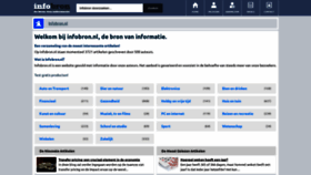 What Infobron.nl website looks like in 2024 