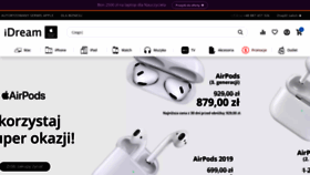 What Idream.pl website looks like in 2024 