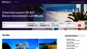 What Immobilier.mitula.tn website looks like in 2024 