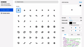 What Iconsvg.xyz website looks like in 2024 
