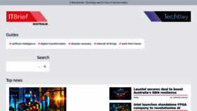 What Itbrief.com.au website looks like in 2024 