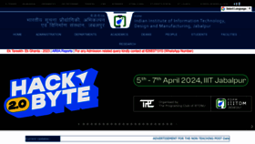 What Iiitdmj.ac.in website looked like in 2024 (1 year ago)