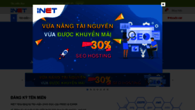 What Inet.vn website looks like in 2024 