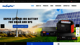 What Ionli-battery.com website looks like in 2024 