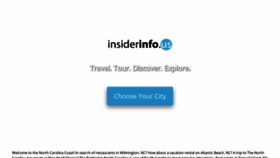 What Insiderinfo.us website looks like in 2024 
