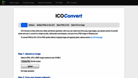 What Icoconvert.com website looks like in 2024 