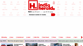 What Indiaherald.com website looks like in 2024 