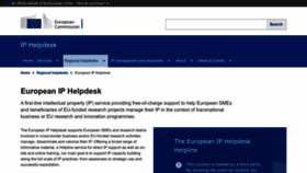 What Iprhelpdesk.eu website looks like in 2024 