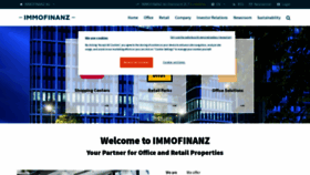 What Immofinanz.com website looks like in 2024 