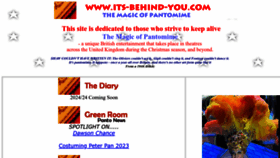 What Its-behind-you.com website looks like in 2024 