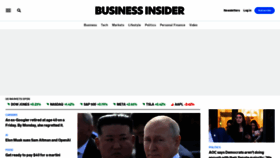 What Insider.com website looks like in 2024 