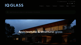 What Iqglassuk.com website looks like in 2024 
