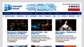 What Informatik-aktuell.de website looks like in 2024 