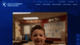 What Iowacityschools.org website looks like in 2024 