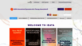 What Ieata.org website looks like in 2024 