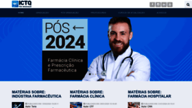 What Ictq.com.br website looked like in 2024 (2 years ago)