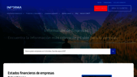 What Informacolombia.com website looks like in 2024 