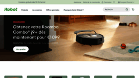 What Irobot.fr website looks like in 2024 
