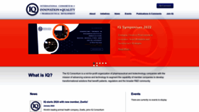 What Iqconsortium.org website looks like in 2024 