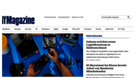 What Itmagazine.ch website looks like in 2024 
