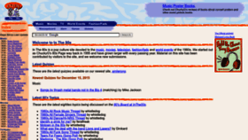 What Inthe80s.com website looks like in 2024 